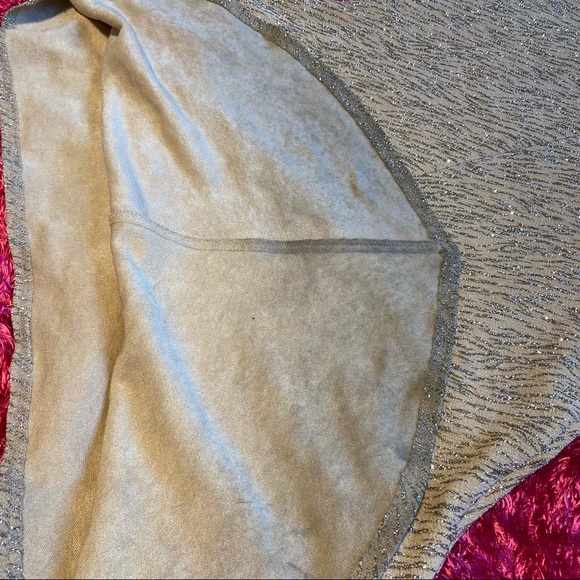 Vintage Gold Sparkle Glitter Open Back Fish Tail Sexy Party Halter Dress - Picture 15 of 17